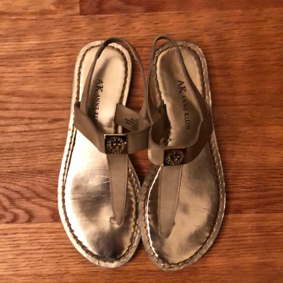 anne klein flat sandals